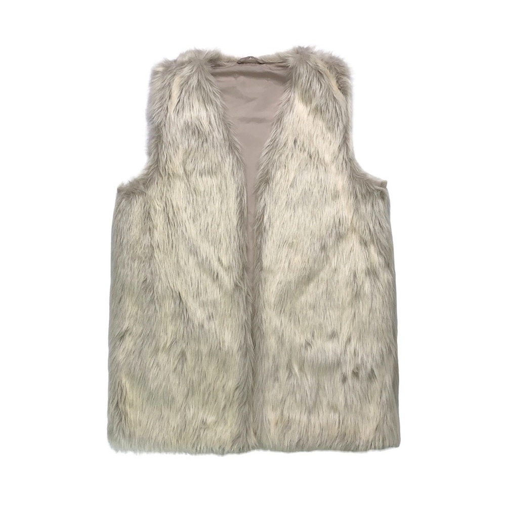 Faux fur vest